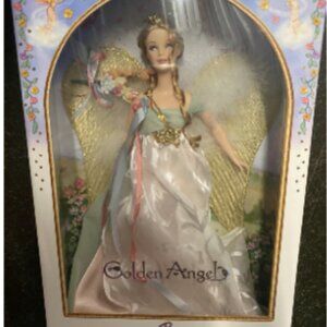GOLDEN ANGEL BARBIE DOLL 2006 PINK LABEL MATTEL J9187 NRFB